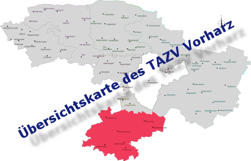 Übersichtskarte TAZV Vorharz